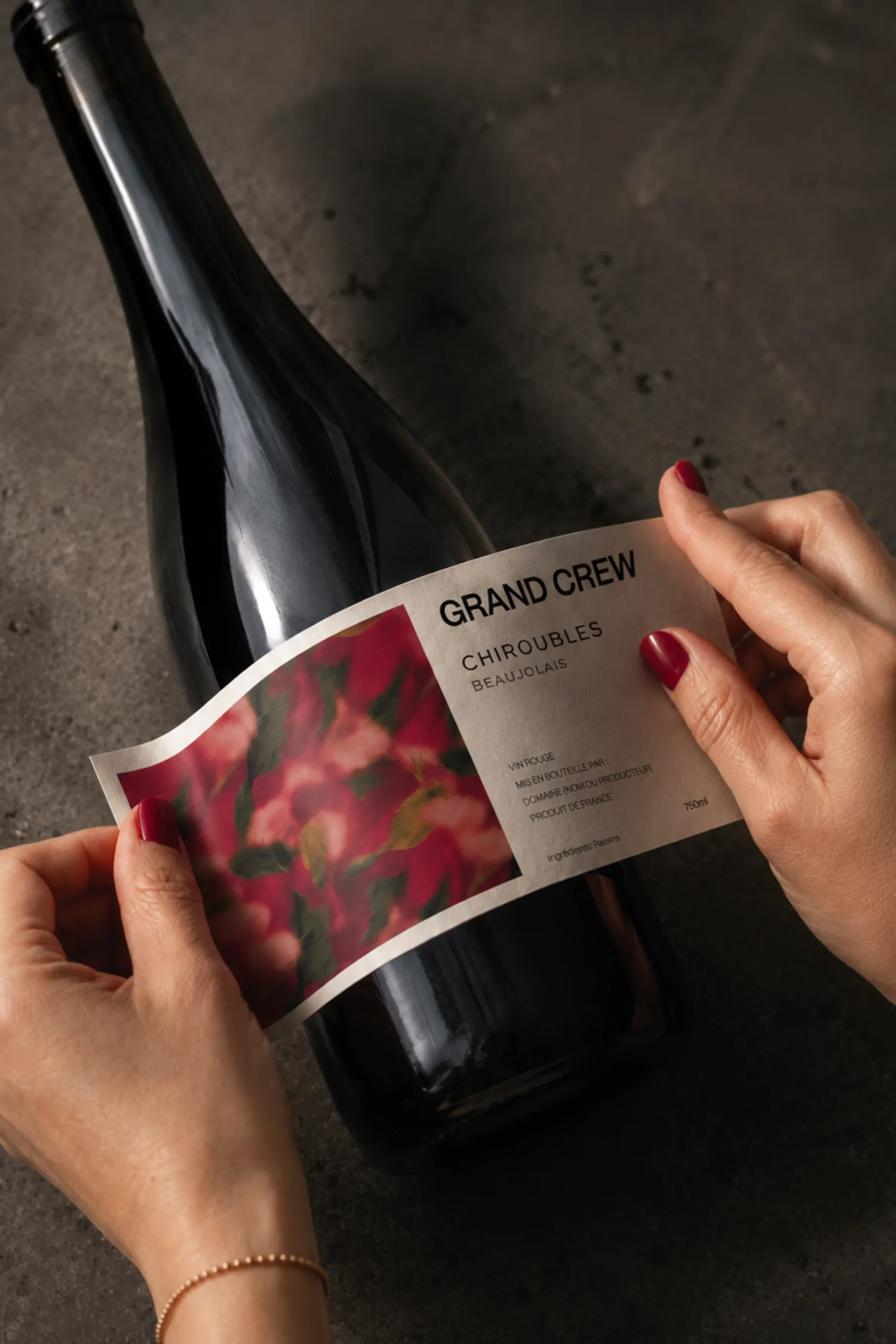 Grand Crew Chiroubles, label detail