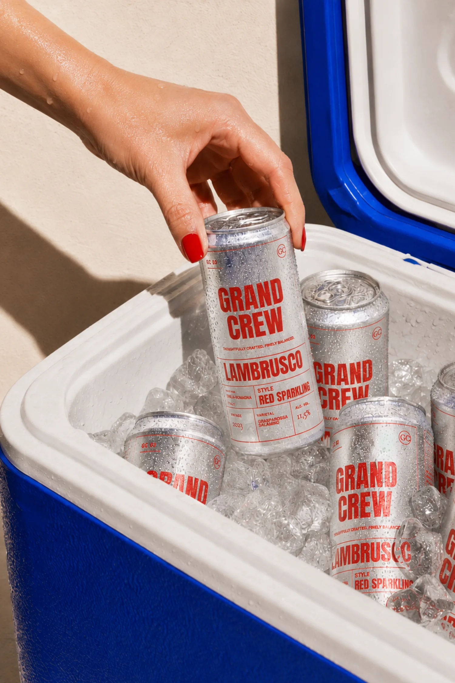 Grand Crew Lambrusco, in its occasion