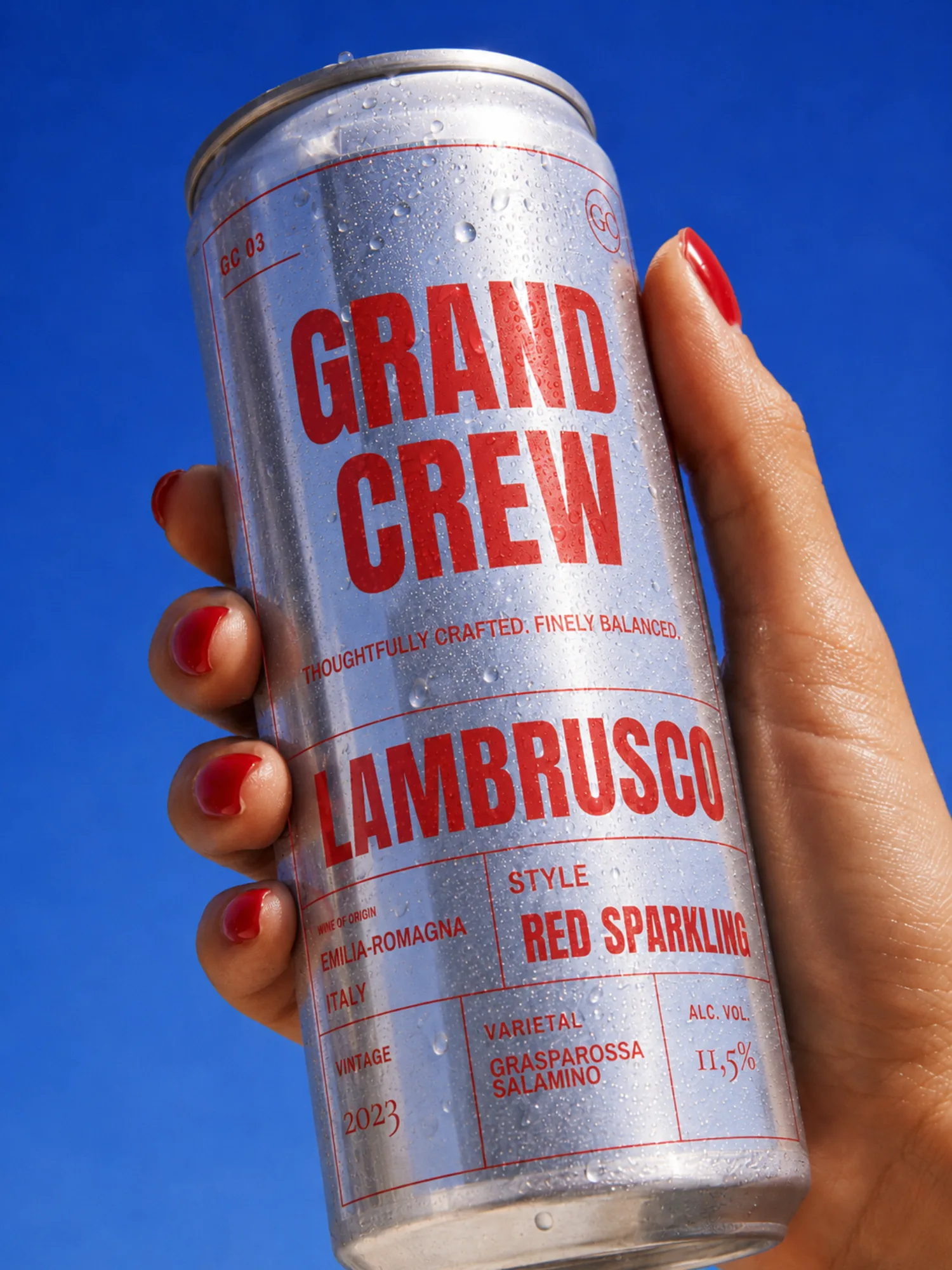 Grand Crew Lambrusco, the work